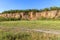 Meadow in an old quarry in Grodek park in Jaworzno