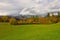 Meadow at Stefanja Gora, Gorenjska, Slovenia and an autumn forest