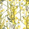 Meadow wildflower seamless pattern. Botanical floral background. Delicate field flower and herb illustration.