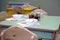Meal time in kindergarten