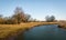 Meandering creek in a nature reserve