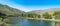 The meandering river through the high desert under the blue summer skies.