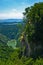 Meanders at rocky river Uvac gorge on sunny morning