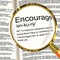 Meaning of \'Encourage\'