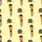 Measure tape seamless pattern for labor day centimeter background construction house tools vector illustration.