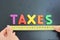 Measure taxes concept in a business, company or economy