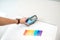 Measuring color with spectrometer tool