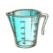 Measuring Cup For Baking And Cooking Color Vector