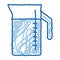 Measuring Cup doodle icon hand drawn illustration