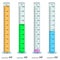 Measuring cylinder. Vector illustration. Cylinder graduated tube vector glass chemistry measuring volume.