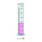 Measuring cylinder. Vector illustration. Cylinder graduated tube vector glass chemistry measuring volume.