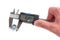 Measuring with electronic digital caliper