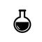 Measuring glass icon with liquid vector illustration