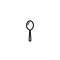 Measuring tablespoon or teaspoon icon