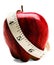 Measuring Tape Wrapped Around Apple