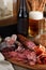 A meat appetizer is a great idea for a beer