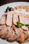 Meat cold cuts with olives