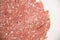 Meat coldcut texture closeup background