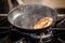 Meat frying in the pan