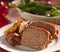 Meat loaf with roasted herb potatoes