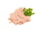 Meat Paste Isolated, Tuna Pate Smear, Chopped Liver Mousse, Fish Paste on White