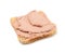 Meat Paste Toast Bread Isolated, Tuna Pate Sandwiches, Terrine Toasts, Chopped Liver Mousse, Fish Paste Canape