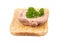 Meat Paste Toast Bread Isolated, Tuna Pate Sandwiches, Terrine Toasts, Chopped Liver Mousse, Fish Paste Canape