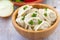 Meat pelmeni with butter