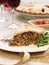 Meat pie with apricot and celery