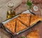 Meat pies samosas with ground beef