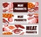 Meat Products Banners