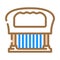 meat tenderizer color icon vector illustration