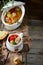 Meatball Vegetable Soup.style rustic
