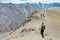 Mebtak La Pass 3840m view from Between Hemis Shukpachan and Tingmosgang Temisgam in Sham Valley, Ladakh, India.