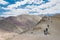 Mebtak La Pass 3840m view from Between Hemis Shukpachan and Tingmosgang Temisgam in Sham Valley, Ladakh, India.