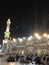 Mecca, Makkah. Saudi Arabia. Muslim pilgrims during prayer.