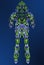 Mecha soldier robot body armor illustration
