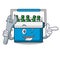Mechanic freezer bag mascot cartoon