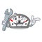 Mechanic gasoline indicator in the a mascot