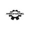 Mechanic gear graphic design template vector