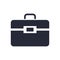 Mechanic toolbox flat style icon