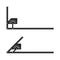 Mechanical goniometer-quadrant.