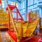 The mechanical hoist for Royal Cremation, National Museum Bangkok, Thailand