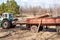 Mechanical loading and transportation of pine wood using a tractor