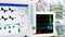 Mechanical lung ventilation, cardiac and vital sign monitoring in ICU.