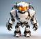 Mechanical Marvel: 3D Rendered Illustration of a Robot
