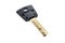 Mechanical security anti theft burglary protection silver key is