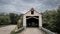 Mechanicsville covered bridge in Ashtabula county, Ohio, USA