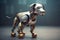 A mechanized canine android. Advanced technology. The idea of synthetic intellect. Generative AI