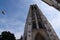 Mechelen, Belgium, August 2019. The imposing cathedral features a 97-meter bell tower in Gothic style. Beautiful summer day with